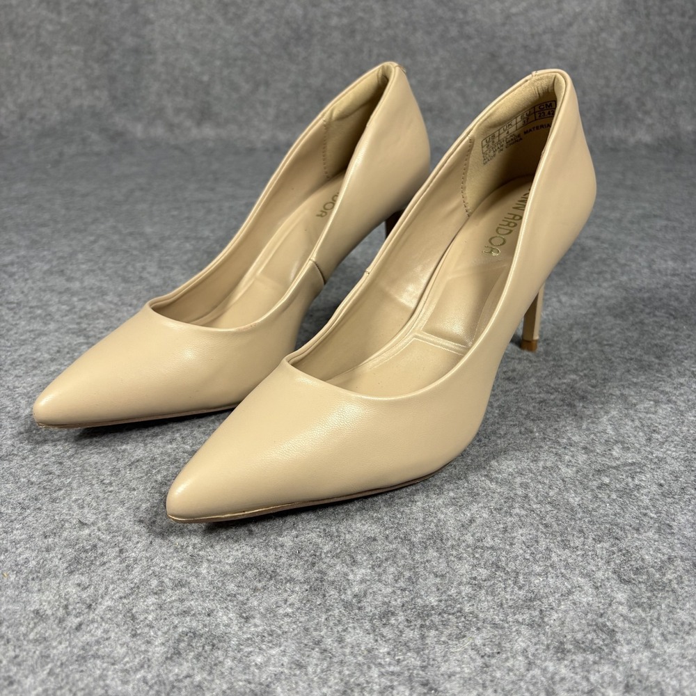 Jenn‎ Ardor CL2307012-NL Pumps 6.5 Nude Beige Pointed Toe Stiletto Heels